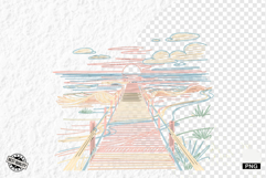 Summer Beach Path Clipart Product Image 1