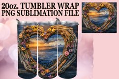 Woodland Elegance Tumbler Wrap Sublimation - Floral View Product Image 1