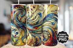 Stained On Stained Glass Tumbler Warp - Tumbler Design Product Image 1