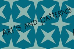 vintage groovy pattern with stars Product Image 3