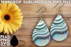 Radiant Teardrop Earrings Art Ideas, Pattern Product Image 1