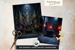 72 Ars Goetia Kabbalah Backdrops, Jewish mystic backgrounds Product Image 3