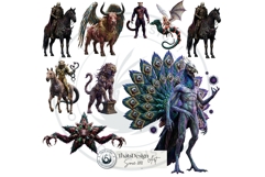 72 Ars Goetia Kabbalah Demons, Jewish mystic Monsters Product Image 10