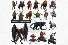 72 Ars Goetia Kabbalah Demons, Jewish mystic Monsters Product Image 4