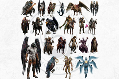 72 Ars Goetia Kabbalah Demons, Jewish mystic Monsters Product Image 8