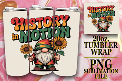 Joyful Reflections 20oz tumbler wrap, Juneteenth Product Image 1