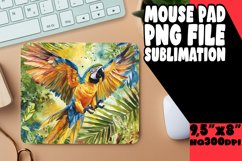Abstract Bird Mouse Pad - Sublimation Product Image 1