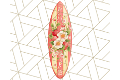 Strawberry Red Lemon Yellow Summer Clipart PNG, Summer Icons Product Image 4