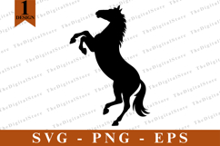 Horse SVG, Horse vector, Horse Silhouette, Cut files Product Image 1