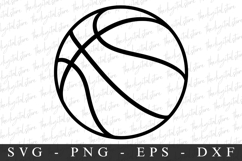 Basketball SVG | SVG Cut files | Cricut Product Image 1
