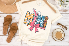 Mini Easter Bunny Clipart, Happy Easter Sublimation PNG Product Image 2