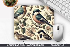 Sparrow Mouse Pad Sublimation PNG Design - Mouse Pad PNG Product Image 1