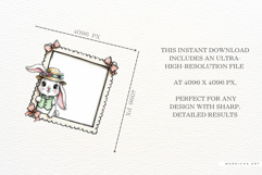 Easter Animals With Frames Clipart Product Image 6