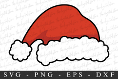 Santa Hat Svg | Christmas svg | Svg cut file Product Image 1