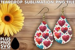 Joyful Teardrop Earrings Ideas, Heart Product Image 1