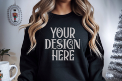Christmas Gildan 18000 Ash Crewneck Sweatshirt Mocku Product Image 1