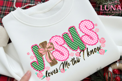Jesus loves me this I know Png, Valentine Png, Valentine Png Product Image 1