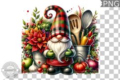 Christmas kitchen Gnome Sublimation - Clipart PNG Design Product Image 1