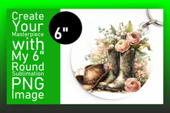 Stylish Circle Design for Keychains , Western Product Image 1