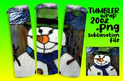 Snowman 3D Wrap Winter Holiday Design Product Image 1