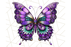 Metallic Butterfly Clipart PNG Clipart, Vibrant Butterfly Product Image 4