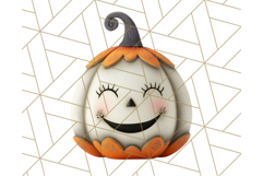 Retro Halloween Clipart Vintage PNG Graphics, 50s Holiday Product Image 4