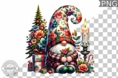 Christmas Gnome Sublimation - Clipart PNG Design Product Image 1