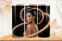 Black Girl Magic Black Woman Positive mind 20oz Tumbler wrap Product Image 1