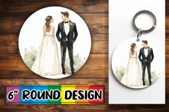 Captivating Watercolor Bride &amp; Groom Designs Product Image 1