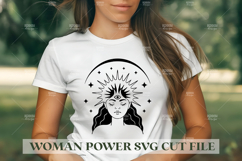 Woman Power SVG Design | Feminist SVG for Cricut&amp;Silhouette Product Image 1