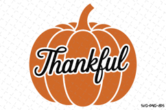 Thankful Svg | Halloween Svg | Svg Cut Files Product Image 1