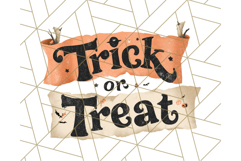 Vintage Halloween PNG Clipart, 1950s Retro Graphics Clip Art Product Image 4