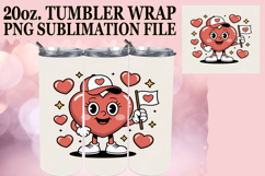 ENCHANTING VIBES 20oz TUMBLER WRAP, Valenines Heart Product Image 1