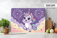 Happy New Year Cutting Board PNG Festive New Year's Eve 2026 Product Image 1