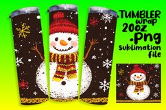 Bespoke 20oz Tumbler Artwork , Snowman Product Image 1