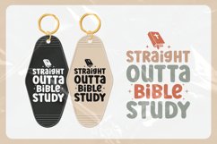Christian Quote Motel Keychain SVG | Straight Outta Bible Product Image 3