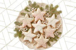 Winter Treats & Drinks Clipart PNG, Neutral Winter Food Png Product Image 3