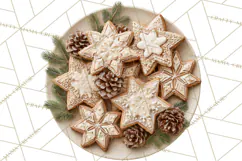 Winter Treats & Drinks Clipart PNG, Neutral Winter Food Png Product Image 4