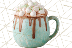 Winter Treats &amp; Drinks Clipart PNG, Neutral Winter Food Png Product Image 4