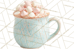 Winter Treats &amp; Drinks Clipart PNG, Neutral Winter Food Png Product Image 3