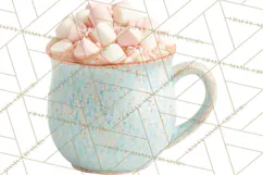 Winter Treats & Drinks Clipart PNG, Neutral Winter Food Png Product Image 3