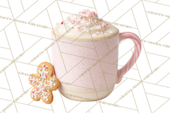 Winter Treats &amp; Drinks Clipart PNG, Neutral Winter Food Png Product Image 2