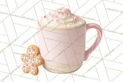 Winter Treats & Drinks Clipart PNG, Neutral Winter Food Png Product Image 2