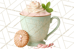 Winter Treats &amp; Drinks Clipart PNG, Neutral Winter Food Png Product Image 3