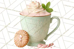 Winter Treats & Drinks Clipart PNG, Neutral Winter Food Png Product Image 3