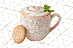 Winter Treats & Drinks Clipart PNG, Neutral Winter Food Png Product Image 4