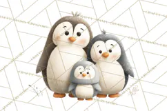 Cozy Winter Animals Clipart PNG, Neutral Woodland Critters Product Image 5