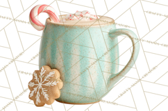 Winter Treats &amp; Drinks Clipart PNG, Neutral Winter Food Png Product Image 5
