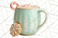 Winter Treats & Drinks Clipart PNG, Neutral Winter Food Png Product Image 5