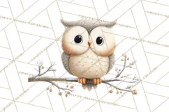 Cozy Winter Animals Clipart PNG, Neutral Woodland Critters Product Image 2